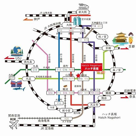 Hatch Nagahori 301 Osaka Ngoại thất bức ảnh